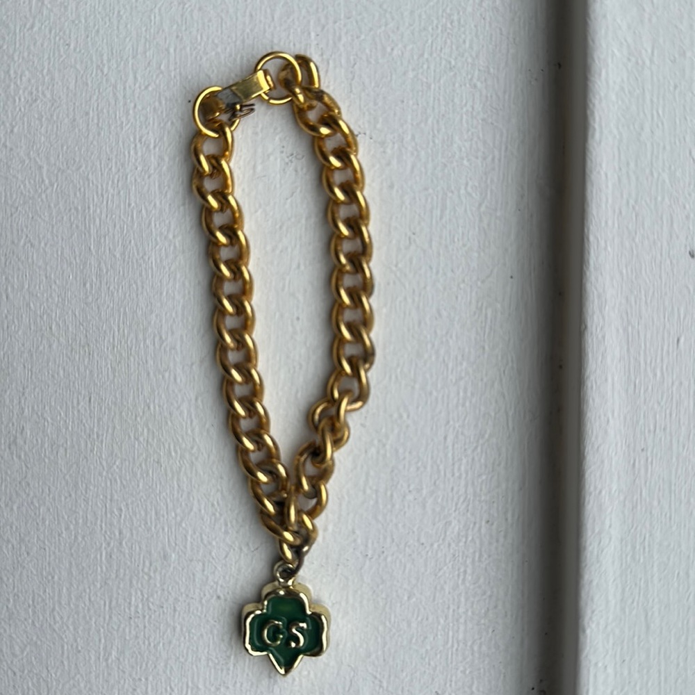 Vintage Girl Scout Charm Bracelet From 1960’s Gem